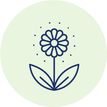 ícono de flores